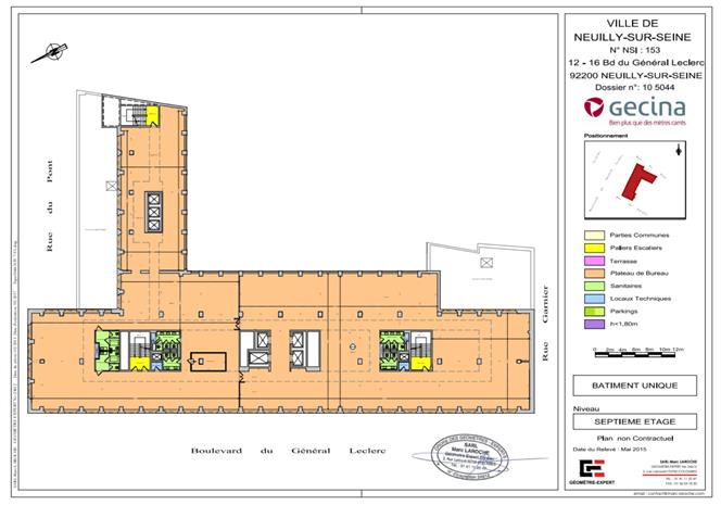 Bureau Location 92200 NEUILLY SUR SEINE