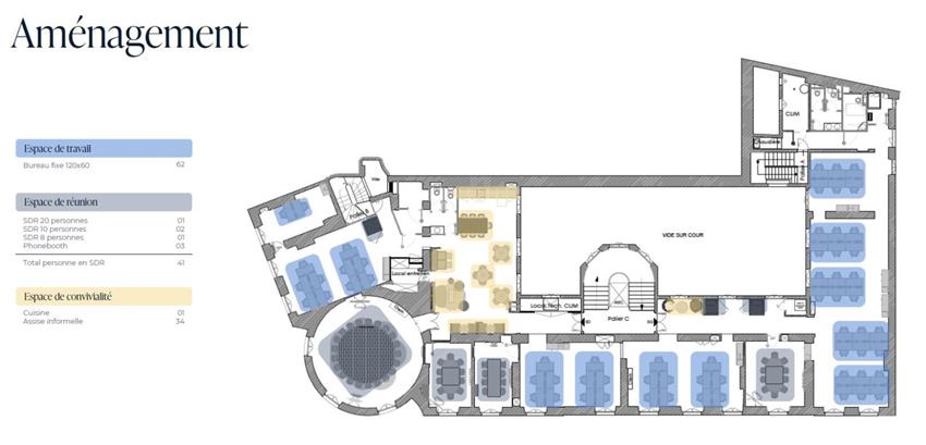 Coworking Location 75009 PARIS 1-3 RUE DE CAUMARTIN