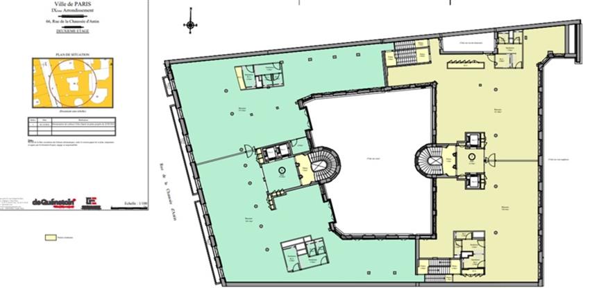 Bureau Location 75009 PARIS 66 RUE DE LA CHAUSSEE D'ANTIN