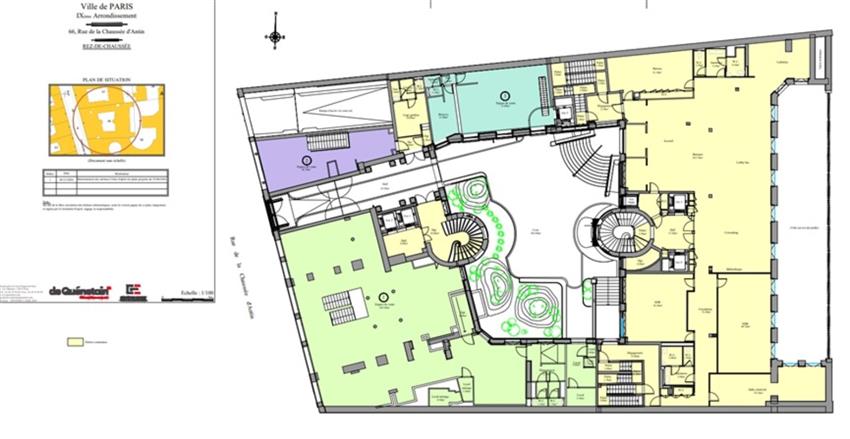 Bureau Location 75009 PARIS 66 RUE DE LA CHAUSSEE D'ANTIN