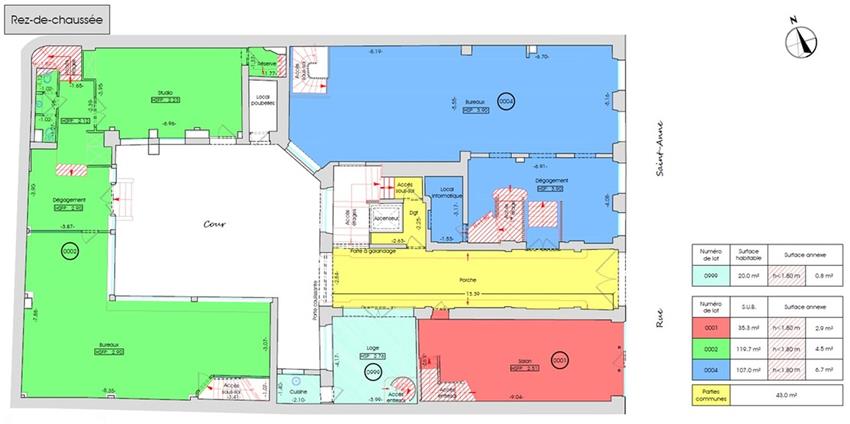 Bureau Location 75002 PARIS 73 RUE SAINTE ANNE