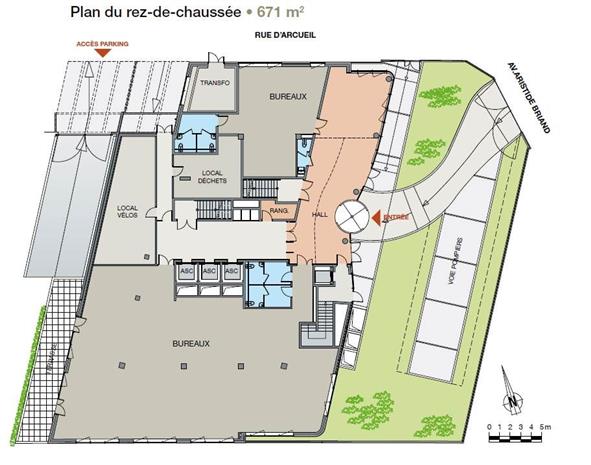 Bureau Location 92120 MONTROUGE 1-9 RUE D'ARCUEIL