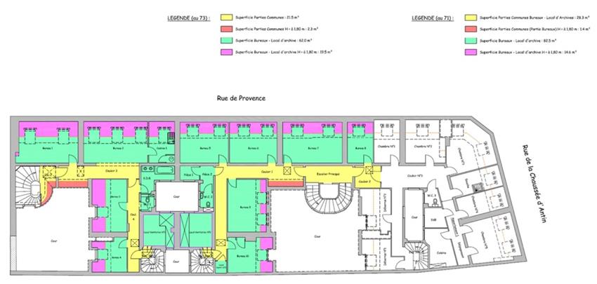 Bureau Location 75009 PARIS 71-73 RUE DE PROVENCE