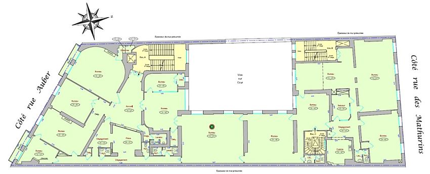 Bureau Location 75009 PARIS 8 RUE AUBER