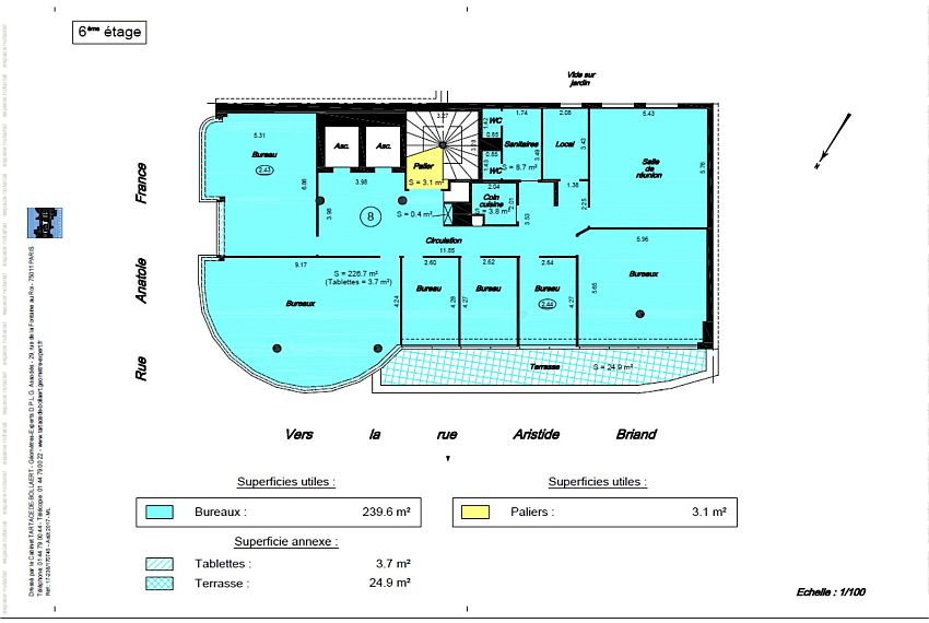 Bureau Location 92300 LEVALLOIS PERRET