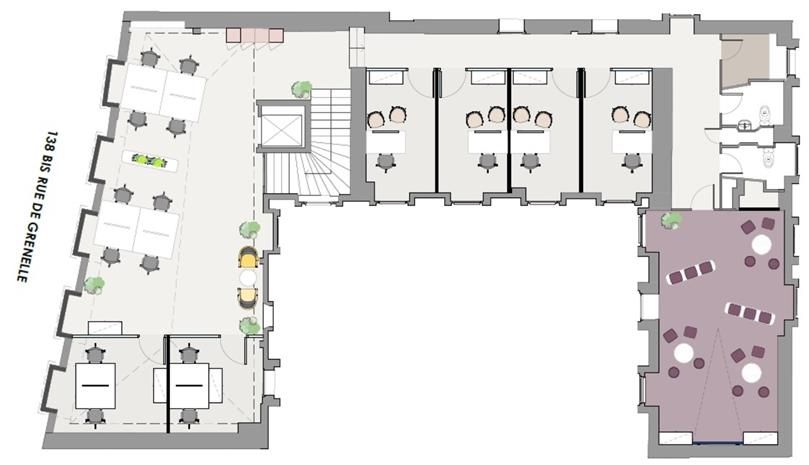 Bureau Location 75007 PARIS 138BIS RUE DE GRENELLE