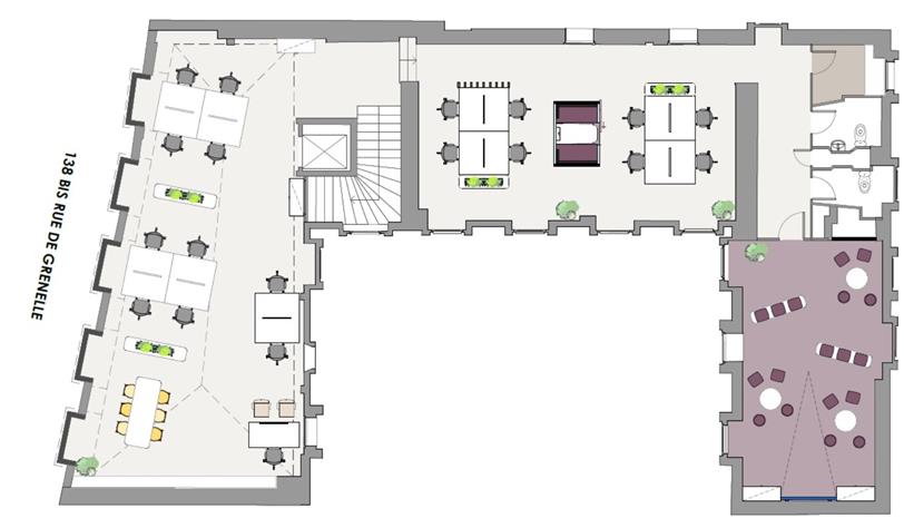 Bureau Location 75007 PARIS 138BIS RUE DE GRENELLE