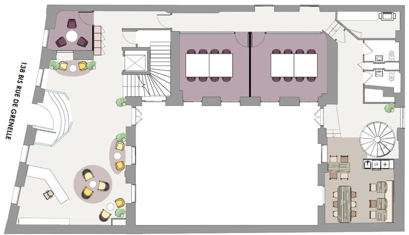 Bureau Location 75007 PARIS 138BIS RUE DE GRENELLE