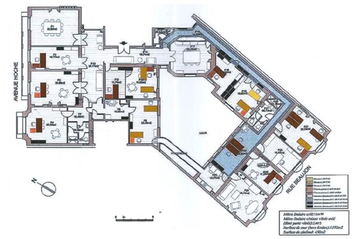 Bureau Location 75008 PARIS 43 AVENUE HOCHE