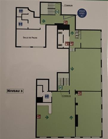 Bureau Location 69001 LYON 3 RUE DE L'ARBRE SEC