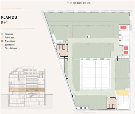 Bureau Location 75002 PARIS 73 RUE DE RICHELIEU