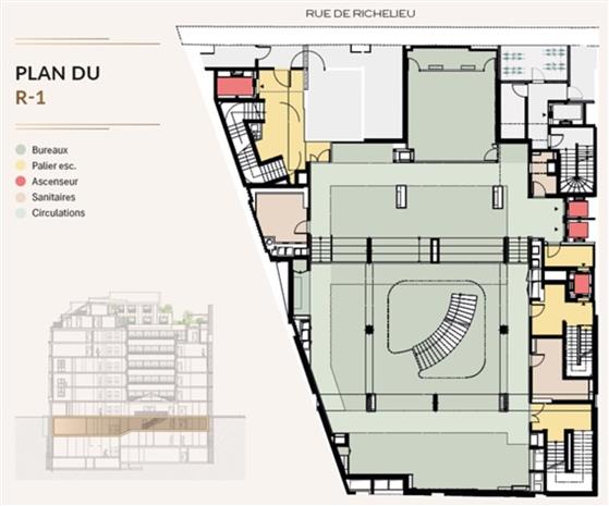 Bureau Location 75002 PARIS 73 RUE DE RICHELIEU