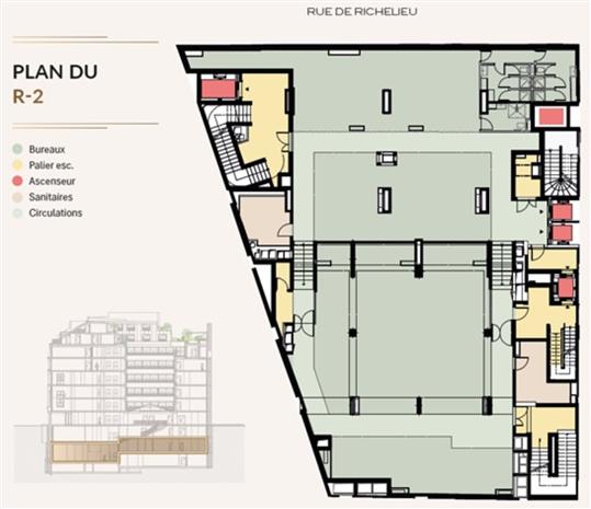 Bureau Location 75002 PARIS 73 RUE DE RICHELIEU