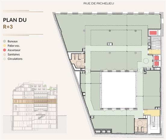 Bureau Location 75002 PARIS 73 RUE DE RICHELIEU