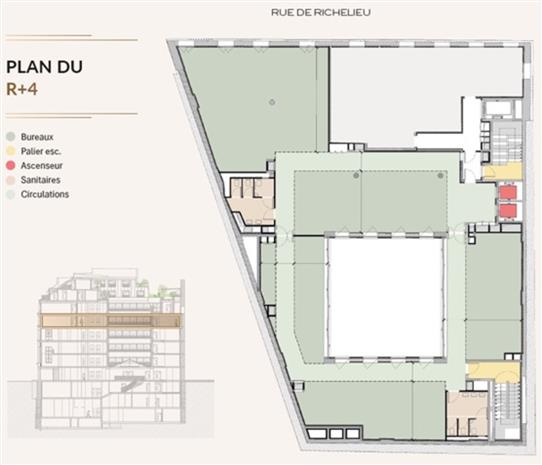 Bureau Location 75002 PARIS 73 RUE DE RICHELIEU