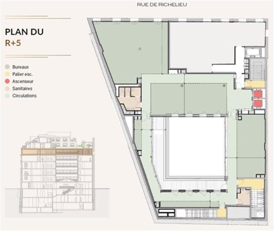 Bureau Location 75002 PARIS 73 RUE DE RICHELIEU