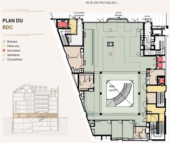 Bureau Location 75002 PARIS 73 RUE DE RICHELIEU