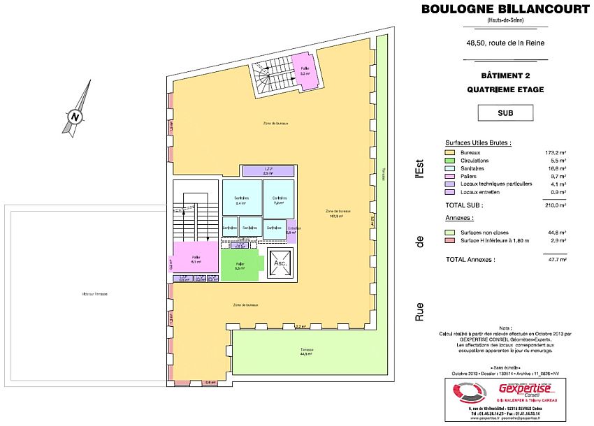 Bureau Location 92100 BOULOGNE BILLANCOURT 9-11 RUE DE L'EST