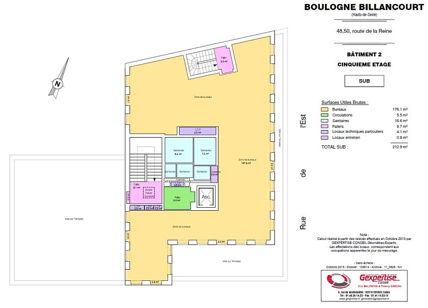 Bureau Location 92100 BOULOGNE BILLANCOURT 9-11 RUE DE L'EST