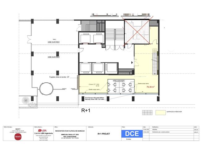 Bureau Location 75017 PARIS 247-255 BOULEVARD PEREIRE