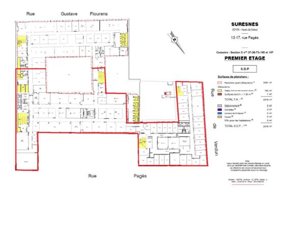 Bureau Location 92150 SURESNES 13-17 RUE PAGES