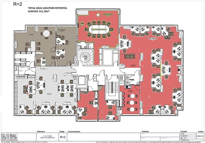 Bureau Location 92400 COURBEVOIE