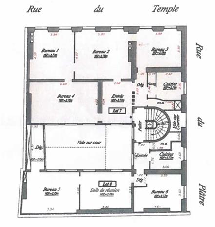 Bureau Location 75004 PARIS 32 RUE DU TEMPLE