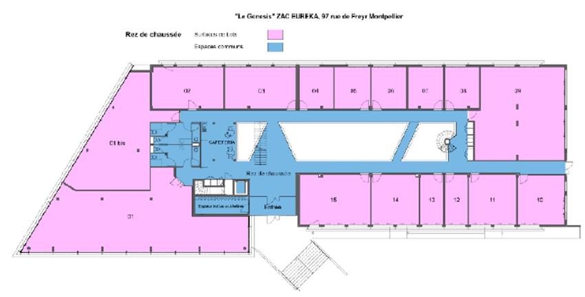 Bureau Location 34000 MONTPELLIER 97 RUE DE FREYR