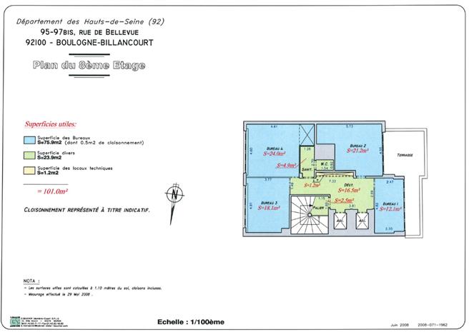 Bureau Location 92100 BOULOGNE BILLANCOURT