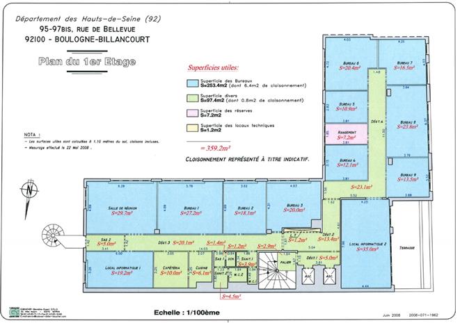 Bureau Location 92100 BOULOGNE BILLANCOURT