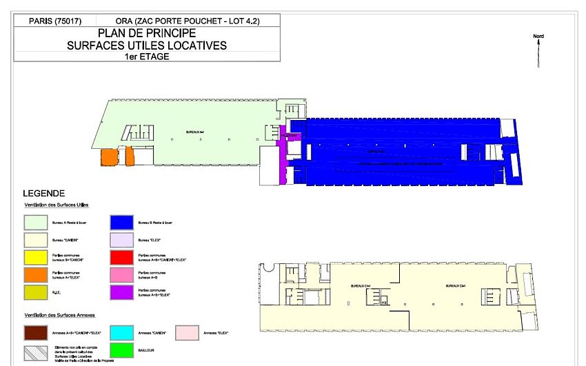 Bureau Location 75017 PARIS 9 RUE EMILE BOREL