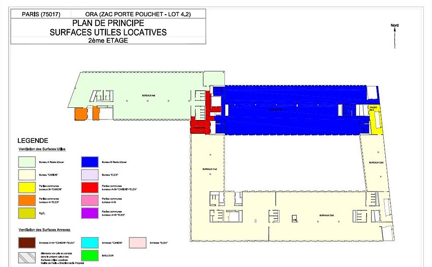 Bureau Location 75017 PARIS 9 RUE EMILE BOREL