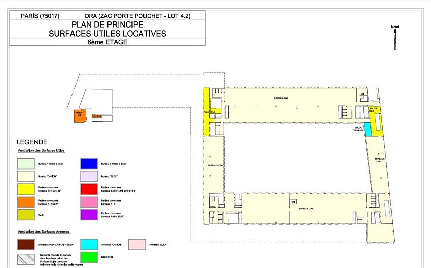 Bureau Location 75017 PARIS 9 RUE EMILE BOREL