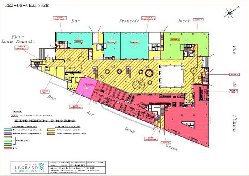 Bureau Location 92500 RUEIL MALMAISON 1 PLACE LOUIS RENAULT