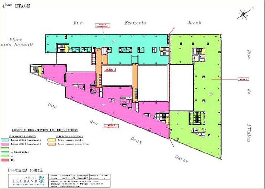 Bureau Location 92500 RUEIL MALMAISON 1 PLACE LOUIS RENAULT