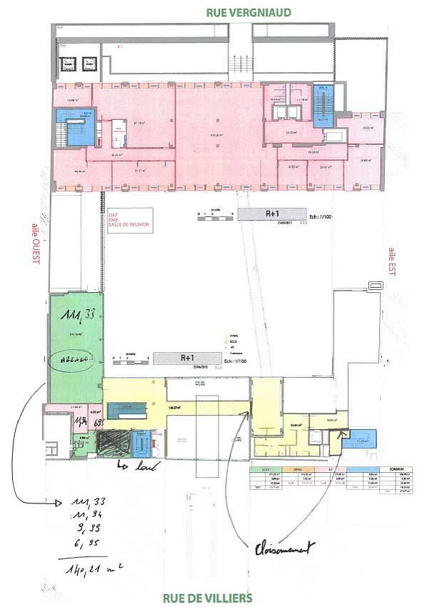 Bureau Location 92300 LEVALLOIS PERRET 2BIS RUE DE VILLIERS