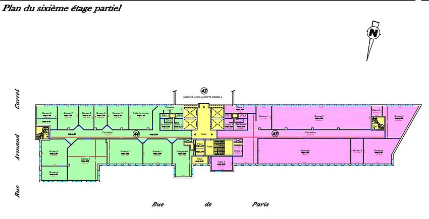 Bureau Location 93100 MONTREUIL