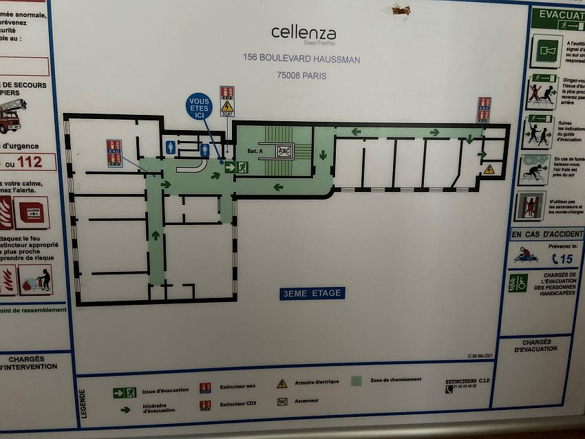 Bureau Location 75008 PARIS 156 BOULEVARD HAUSSMANN