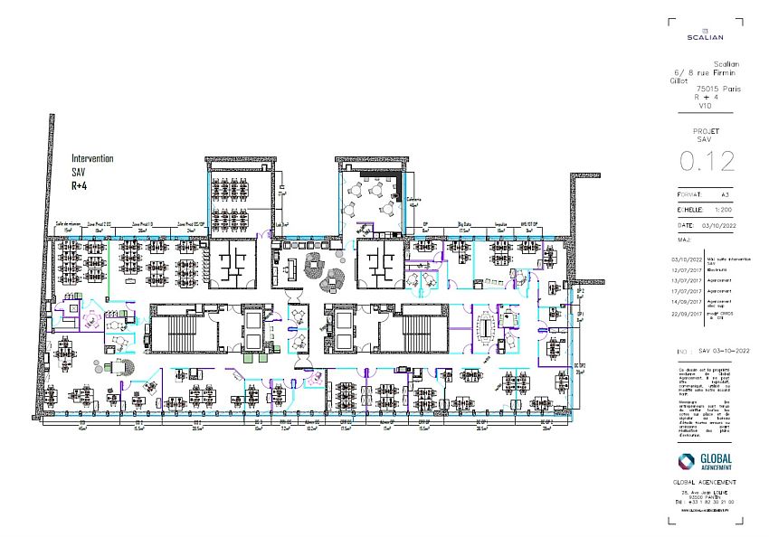 Bureau Location 75015 PARIS 6-8 RUE FIRMIN GILLOT