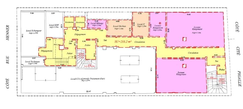 Bureau Location 75009 PARIS 10 RUE HENNER
