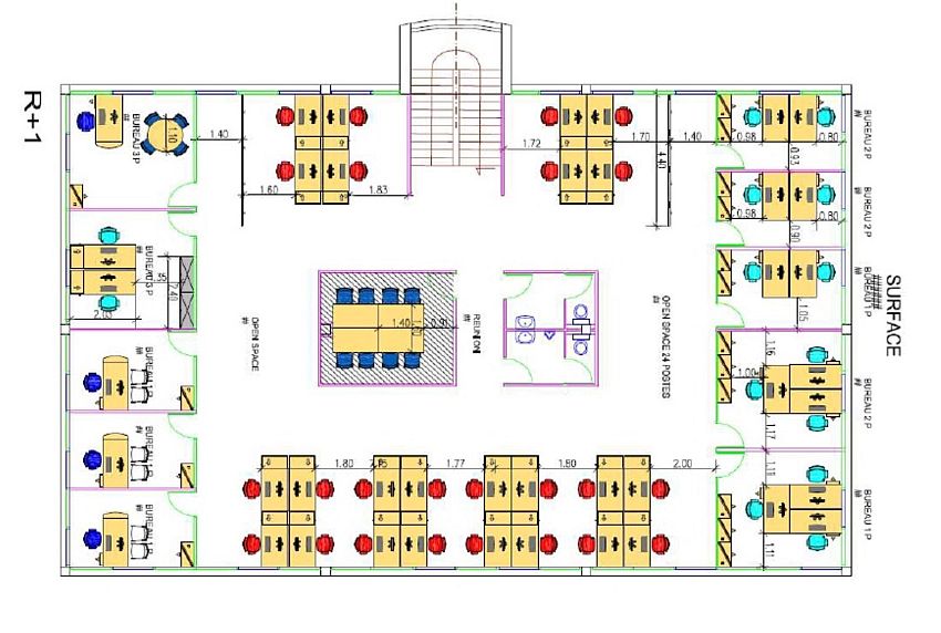 Bureau Location 31100 TOULOUSE 46 AVENUE DU GENERAL DE CROUTTE