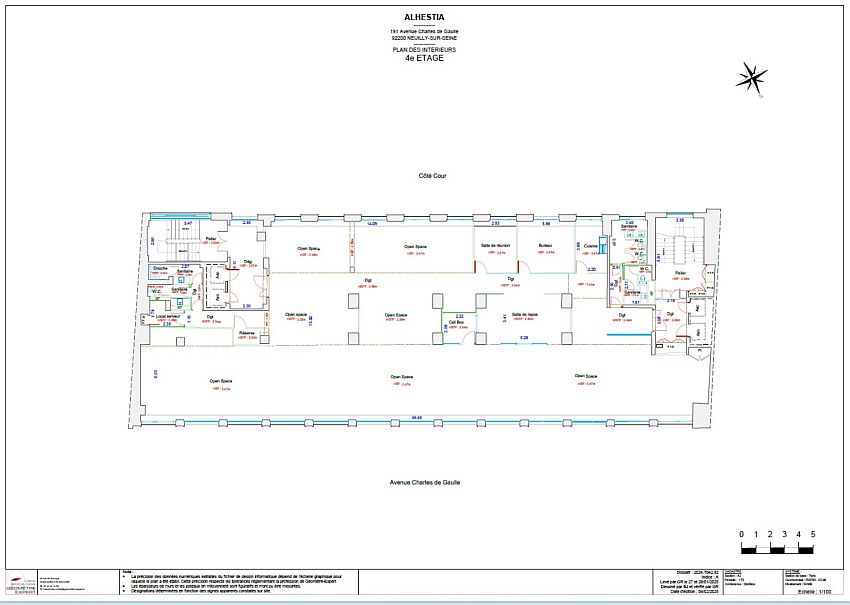 Bureau Location 92200 NEUILLY SUR SEINE 191-195 AVENUE CHARLES DE GAULLE