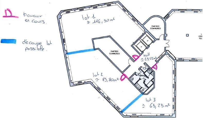 Bureau Location 69003 LYON 38-42 AVENUE GEORGES POMPIDOU
