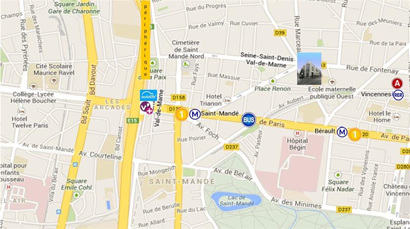 Bureau Location 94300 VINCENNES