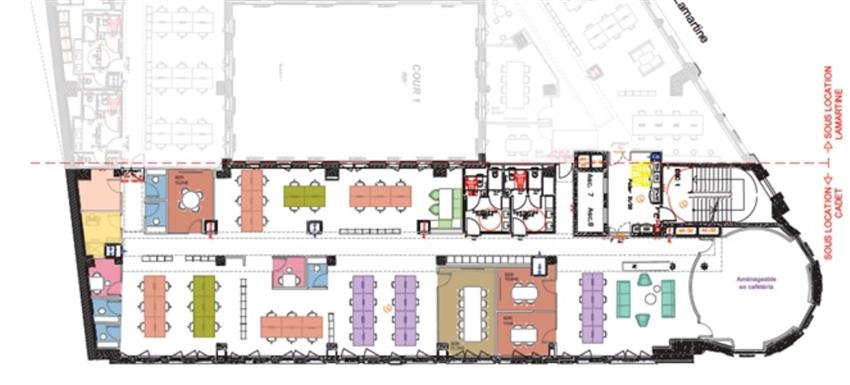 Bureau Location 75009 PARIS 59-61 RUE LA FAYETTE