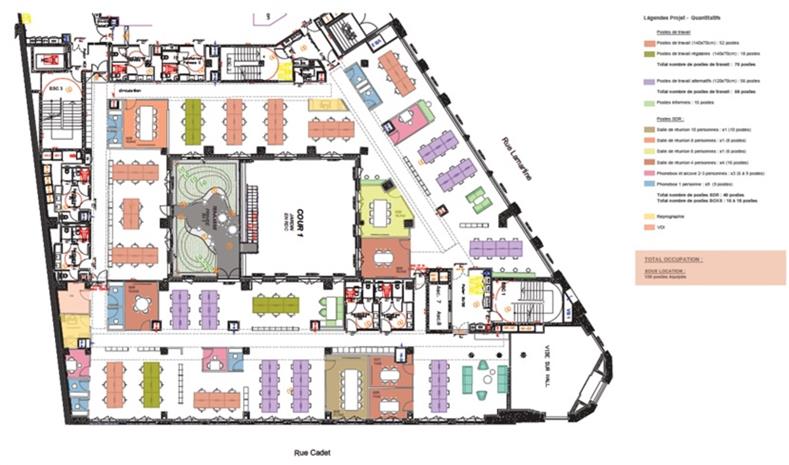 Bureau Location 75009 PARIS 59-61 RUE LA FAYETTE