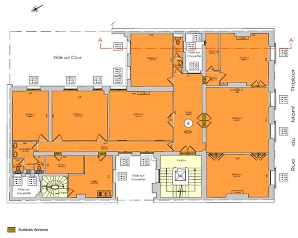 Bureau Location 75001 PARIS 21 RUE DU MONT THABOR