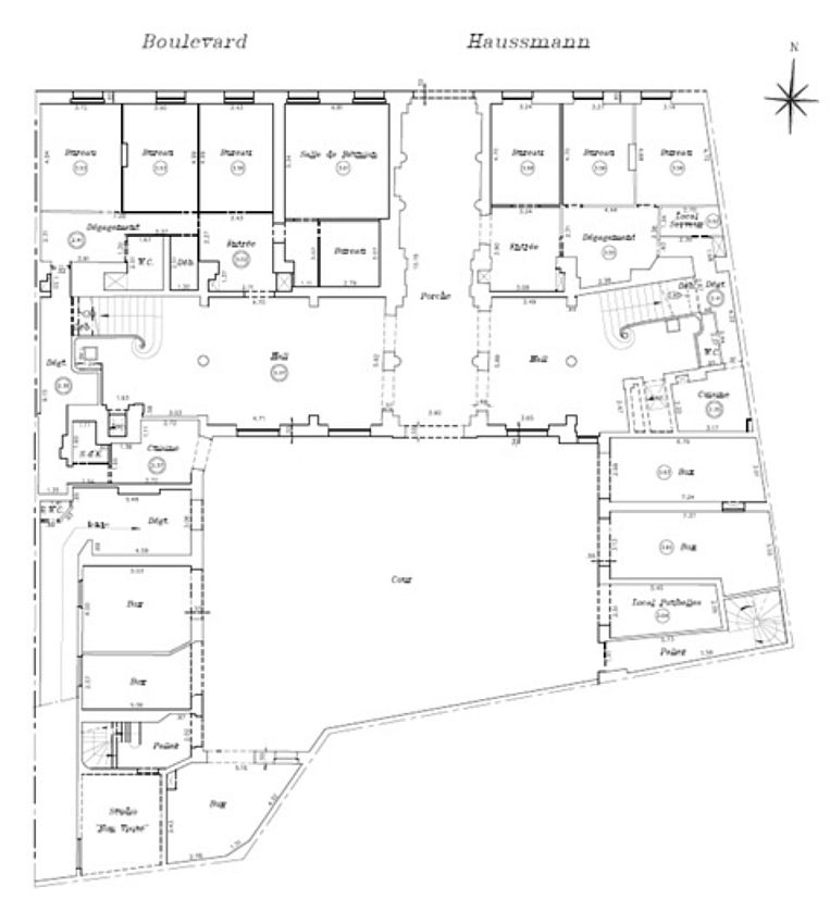 Bureau Location 75008 PARIS 151 BOULEVARD HAUSSMANN