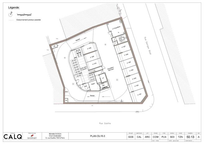 Bureau Location 75116 PARIS 2 RUE GOETHE