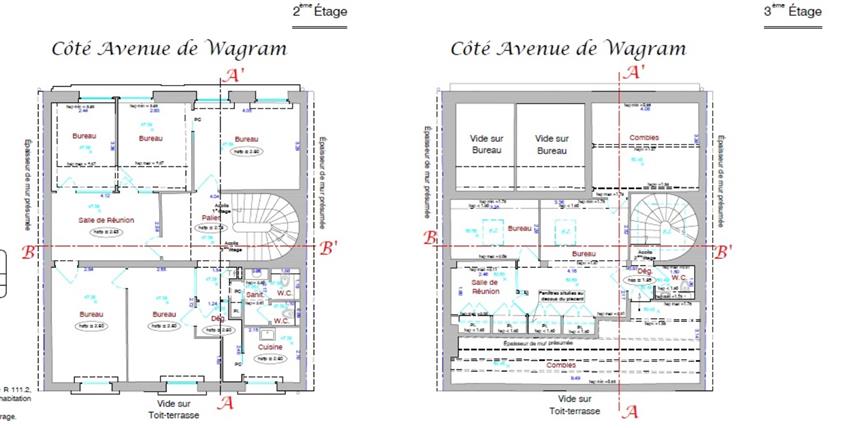 Bureau Location 75017 PARIS 88 AVENUE DE WAGRAM